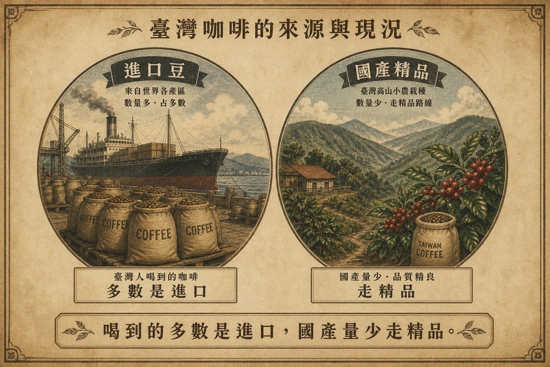 進口豆占多數、國產少量走精品的對照示意