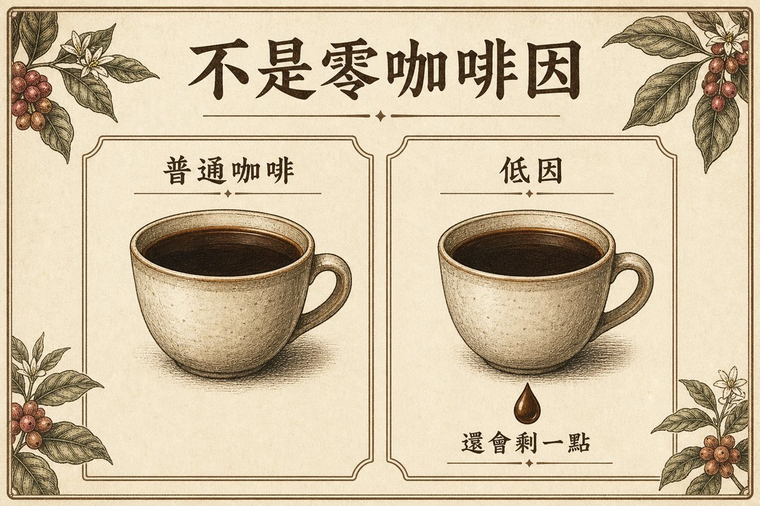 普通咖啡對上低因：低因仍會剩下一點咖啡因